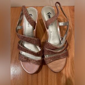 Fioni sparkly sandals in pink